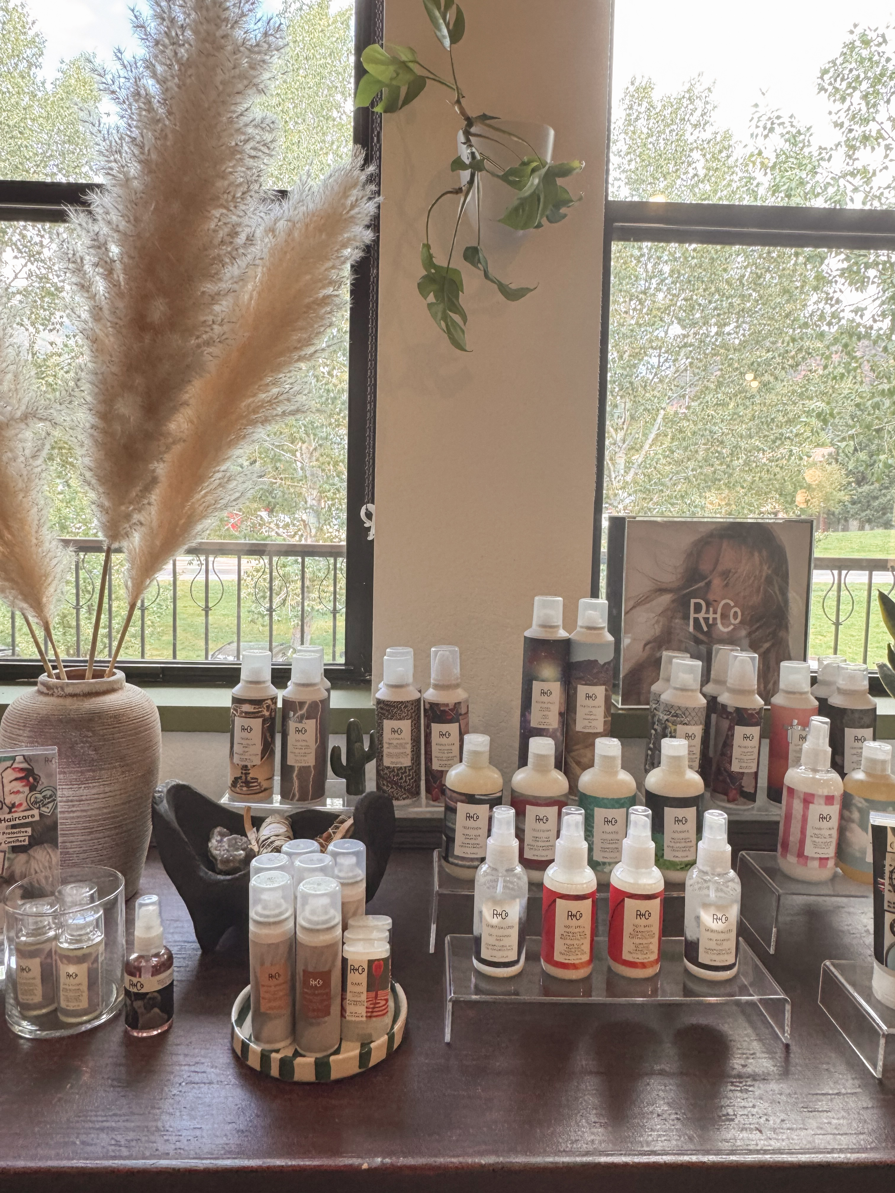 R+Co retail display by the window